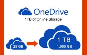 Office 365 1TB Cloud Storage